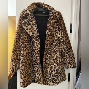 Leopard print jacket